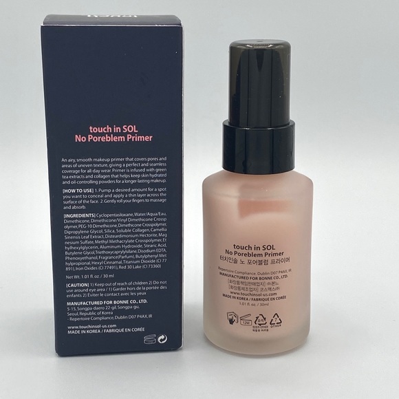 Touch In Sol, Primer No Poreblem Smooth & Pore Covering BNIB - Picture 5 of 5